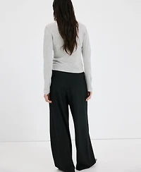 Mango Women's Combined-Design Sweater