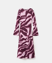 Mango Women's A-Line Animal-Print Dress
