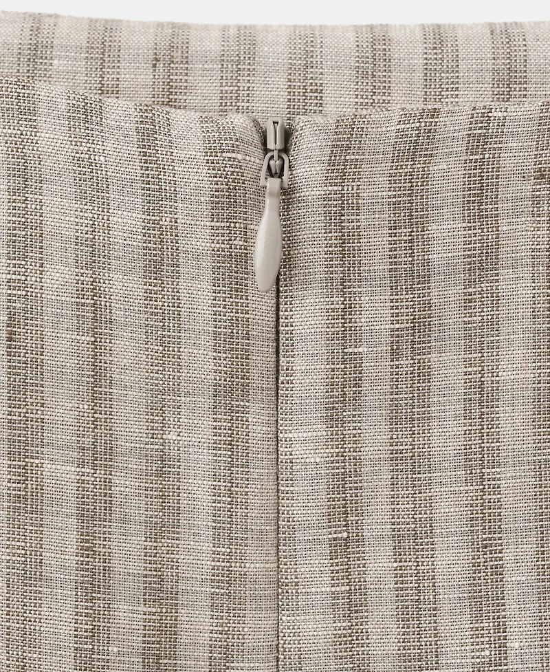 Mango Women's Check Wrap Skirt