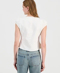 And Now This Women's Femme Cap-Sleeve Blouse, Macy's Exclusive
