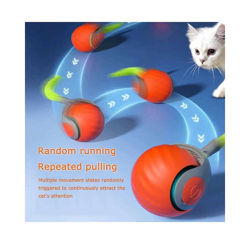 Aronkl Rechargeable Interactive Floppy Fish Cat Toy Tap-Activated 3 Flapping Modes Realistic Plush Kicker Toy for All Breeds