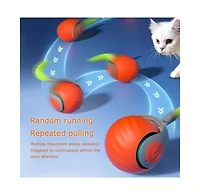Aronkl Rechargeable Interactive Floppy Fish Cat Toy Tap-Activated 3 Flapping Modes Realistic Plush Kicker Toy for All Breeds