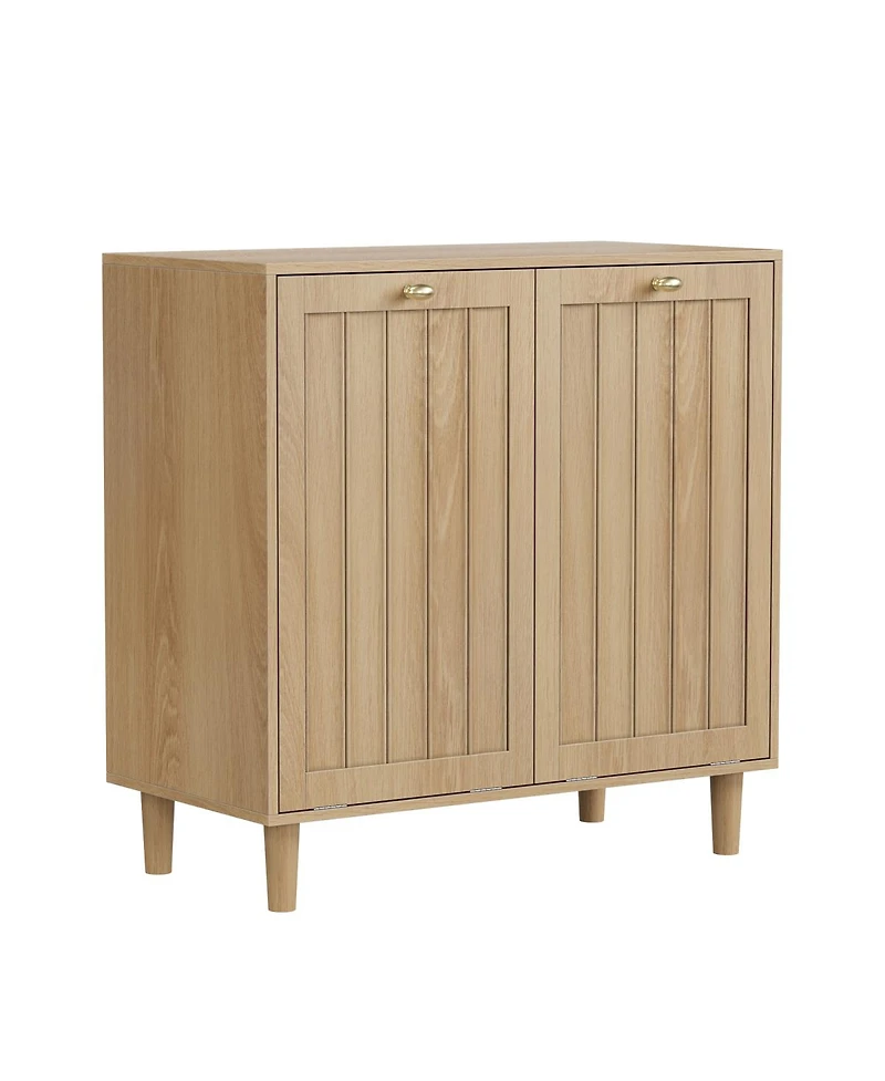 Streamdale Furniture Sloping Laundry Basket with Removable Inner Basket