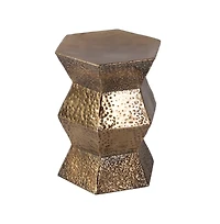 Butler Specialty Renzo 16 in. W Stainless Steel Modern End Table