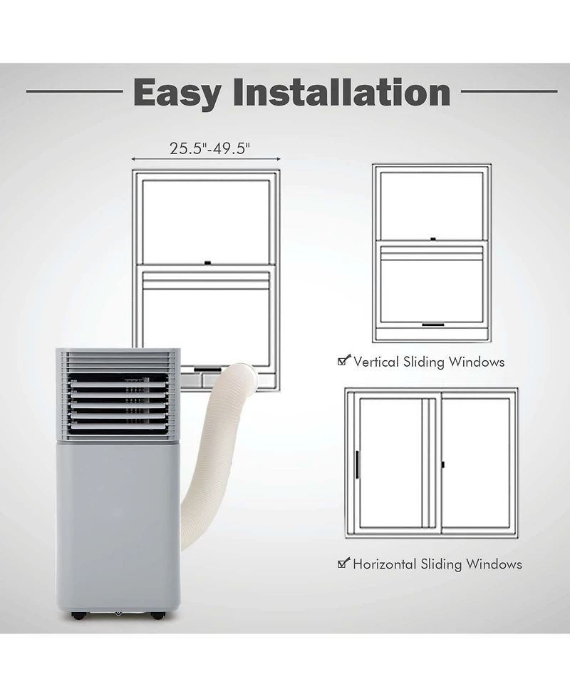 Ecooso 8000 Btu(Ashrae) 3-in-1 Air Cooler with Dehumidifier and Fan Mode