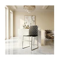 Butler Specialty Urban Woven Leather 25" Counter Stool