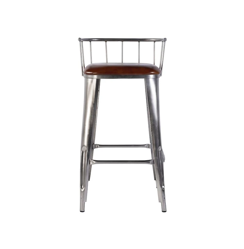 Butler Specialty Coriander Seat Height Leather Bar Height Stool