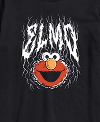Airwaves Men's Sesame Street Metal Elmo Short-Sleeve Graphic T-Shirt