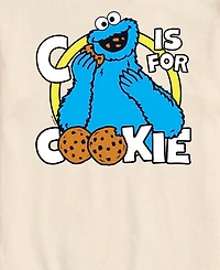 Airwaves Men's Sesame Street Cookie Monster Short-Sleeve Graphic T-Shirt