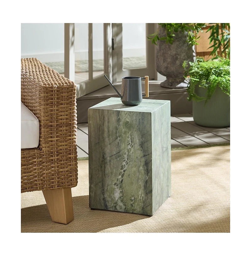 Safavieh Tina Cube Outdoor Accent Table