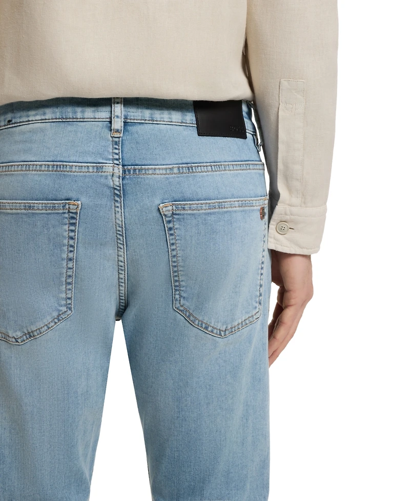Boss by Hugo Men's Soft-Motion Denim Delaware Slim-Fit Jeans
