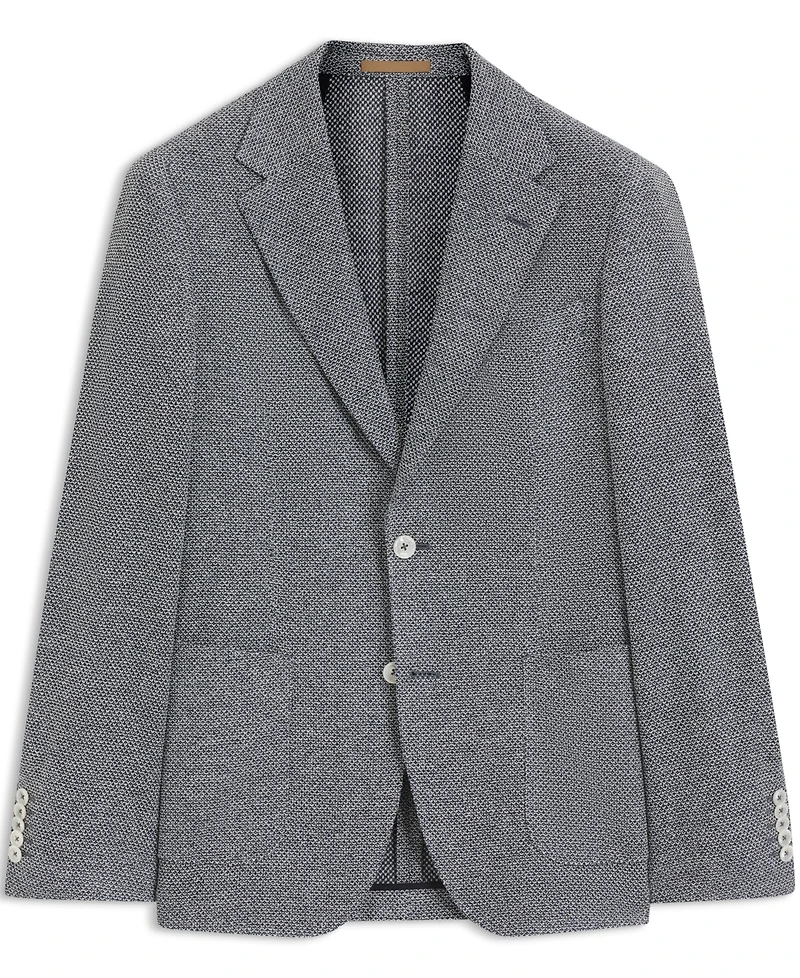 Boss by Hugo Men's Patterned Linen Blend Regular-Fit Blazer