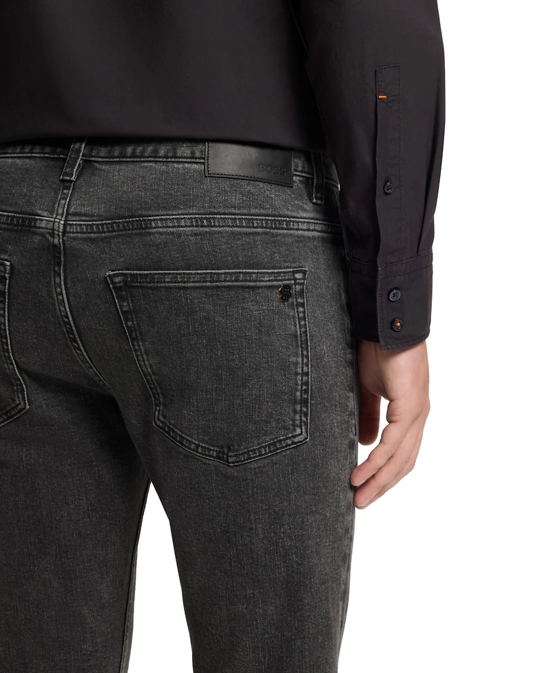 Boss by Hugo Boss Men's Stretch Denim Delaware Slim-Fit Jeans