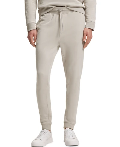 Boss by Hugo Men's Cotton-Terry Logo Patch Tracksuit Bottoms Pants