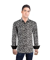 Elie Balleh Men's Slim Fit Floral Shirt for Men By