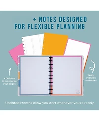 Gnuadz Undated Monthly Notebook Magic Theme