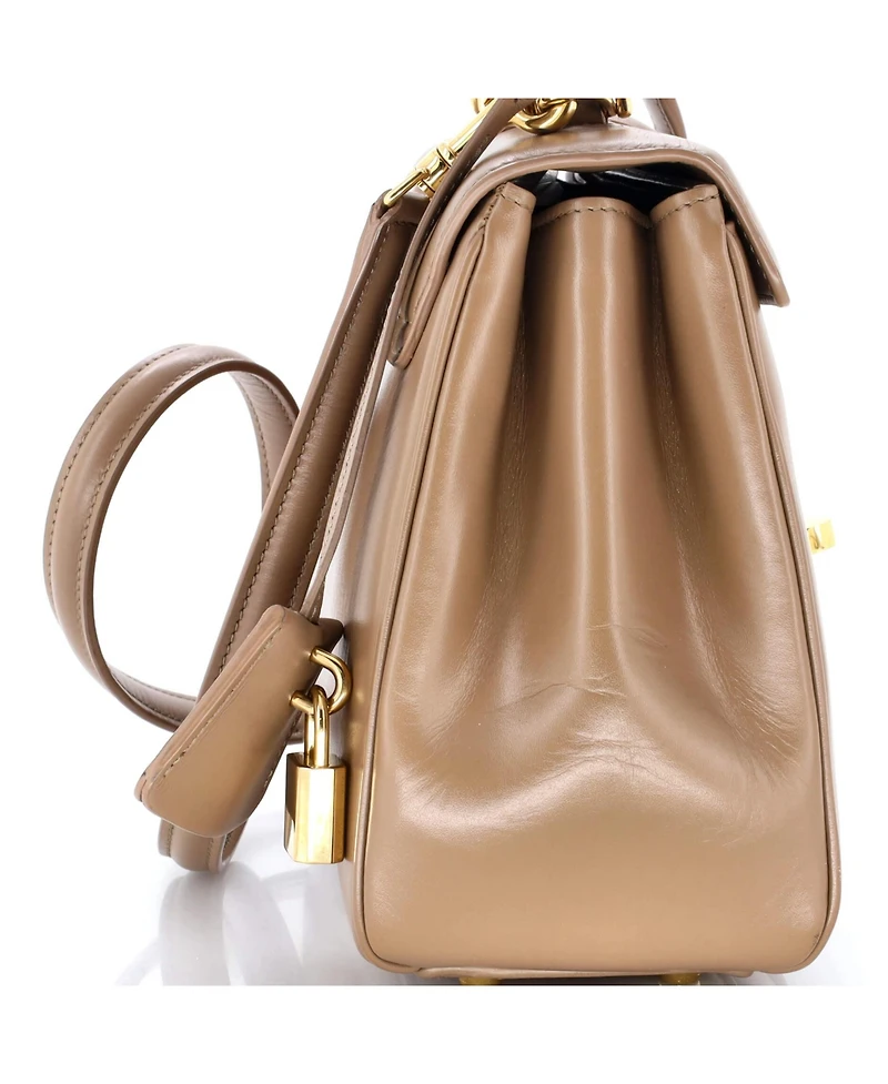 Pre-Owned Celine Small 16 Top Handle Bag Grained Calfskin