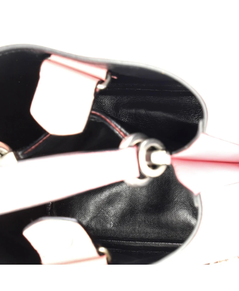 Pre-Owned Prada Small Panier Bucket Bag Embellished Saffiano Leather