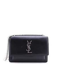 Pre-Owned Saint Laurent Small Sunset Crossbody Bag Leather