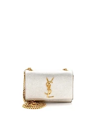 Pre-Owned Saint Laurent Small Classic Monogram Crossbody Bag Grainy Leather
