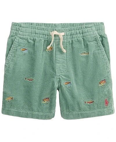 Polo Ralph Lauren Boys' 2-7 Prepster Embroidered Corduroy Shorts
