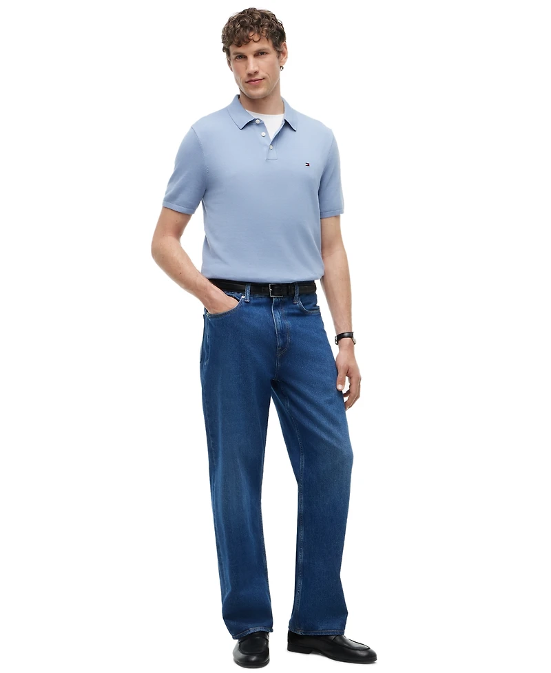 Tommy Hilfiger Men's Essential Knit Short-Sleeve Polo Shirt