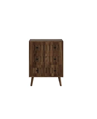 Streamdale Furniture Modern 3-Drawer Wooden Storage Dresser