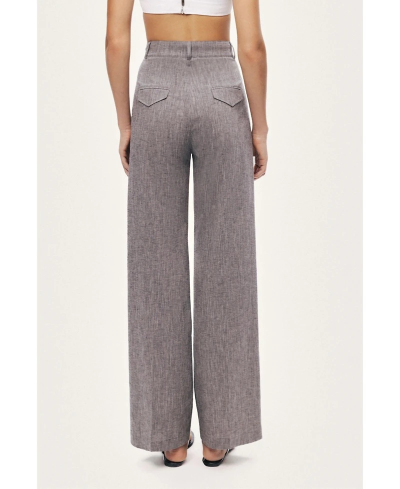 Nocturne Women's Wide-Leg Tailored Pants
