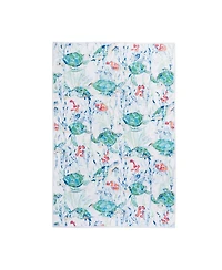 C&F Home Sea Turtle Cove Christmas Coastal 100% Cotton Dishtowel