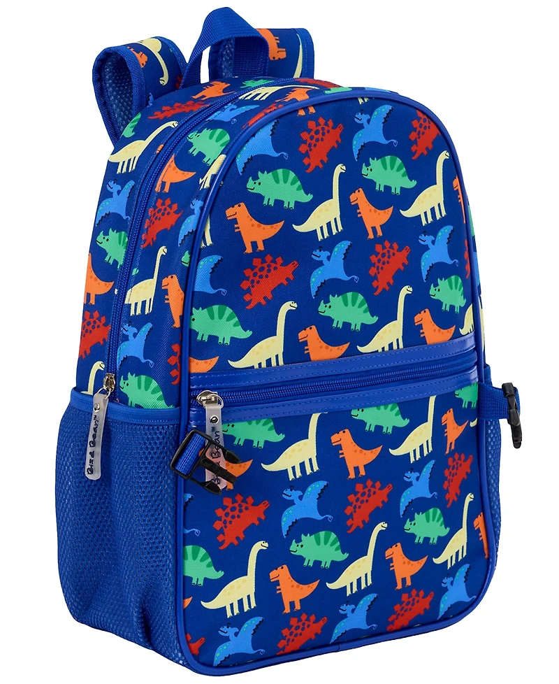 Biz & Bean Toddler Boys' and Girls' Dinosaur Preschool Backpack and Lunch Bag, 2-Piece Set