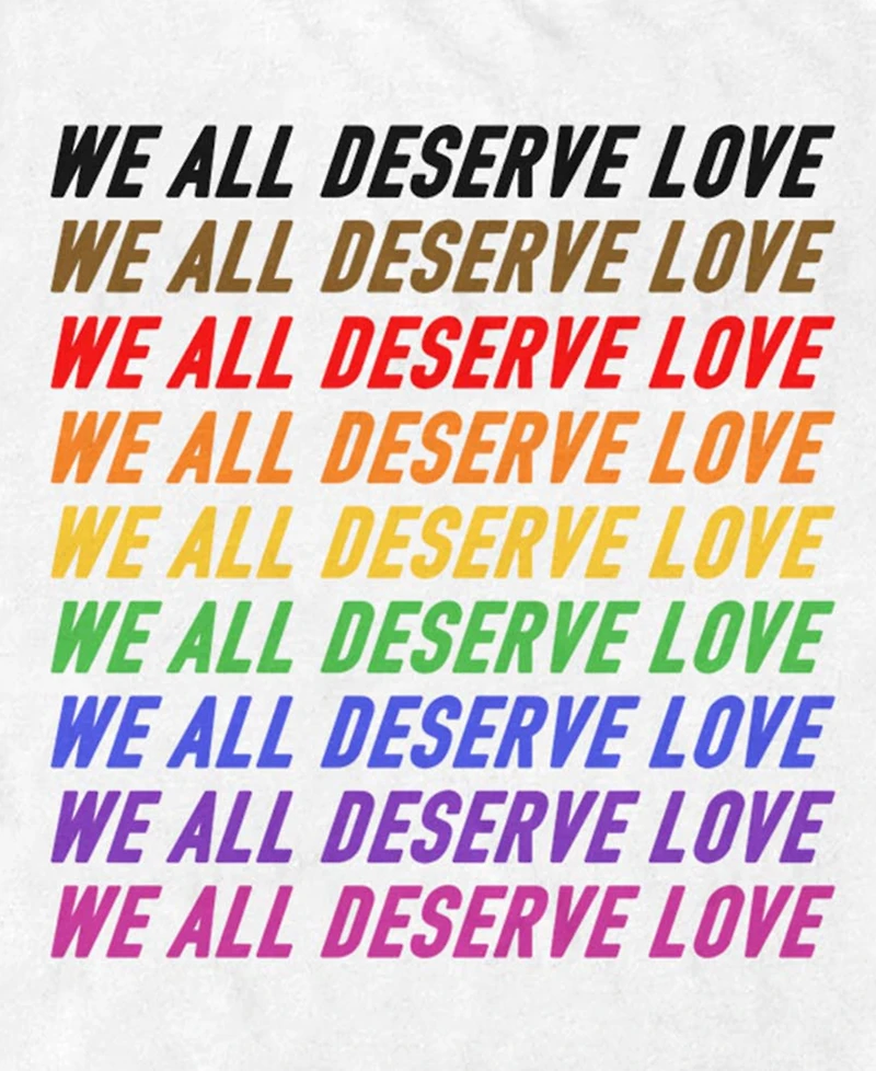 Design By Humans Men's Deserve Love Short-Sleeve T-Shirt