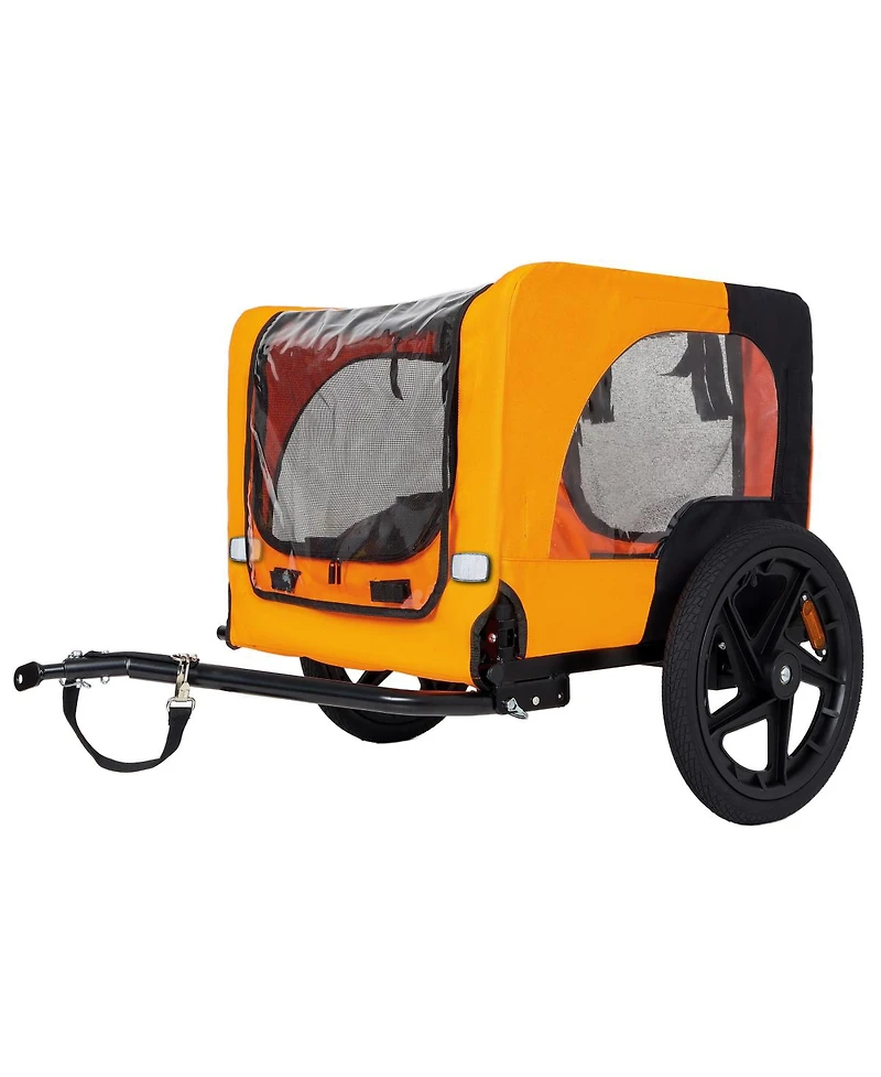 Streamdale Furniture Heavy-Duty Collapsible Pet Bike Trailer with Wheels