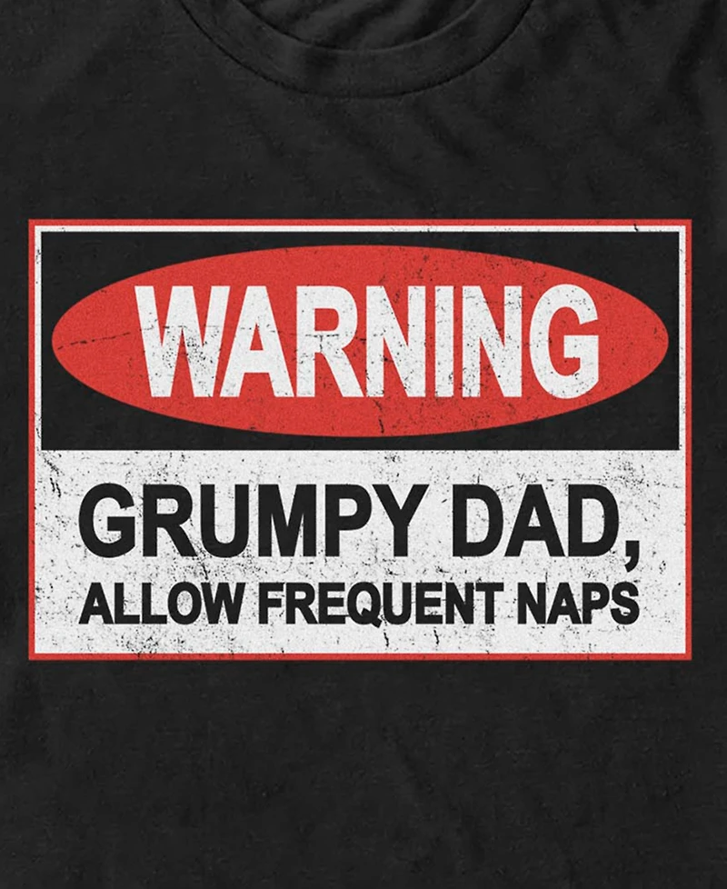 Fifth Sun Men's Warning Grumpy Dad Short-Sleeve T-Shirt