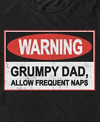 Fifth Sun Men's Warning Grumpy Dad Short-Sleeve T-Shirt