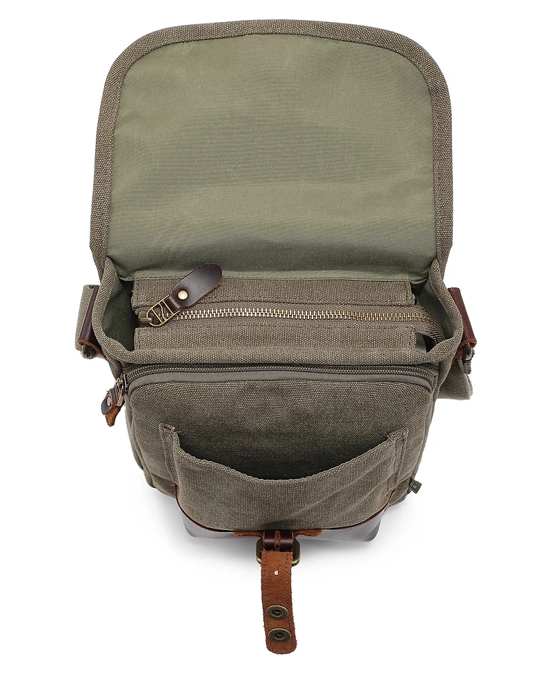 Tsd Brand Valley Trail Canvas Messenger Bag