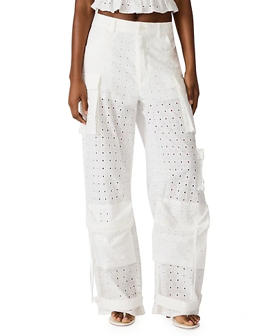Steve Madden Women's Wide-Leg Barrel Pants