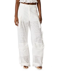 Steve Madden Women's Wide-Leg Barrel Pants