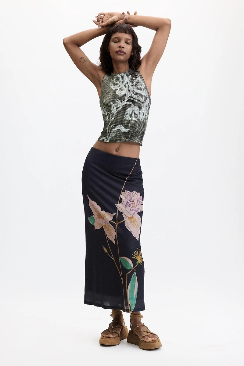 Desigual Women's Long printed skirt