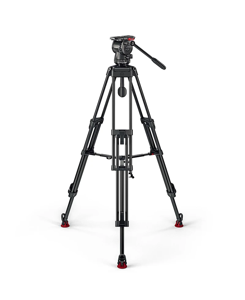 Sachtler Fsb 6 Mk Ii Fluid Head with Eng 75/2 D Hd 3-Section Aluminum Tripod and Mid-Level Spreader