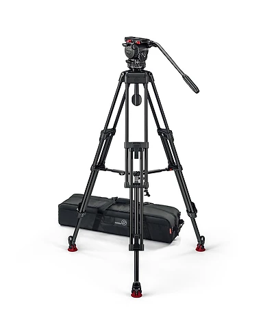 Sachtler Fsb 6 Mk Ii Fluid Head with Eng 75/2 D Hd 3-Section Aluminum Tripod and Mid-Level Spreader