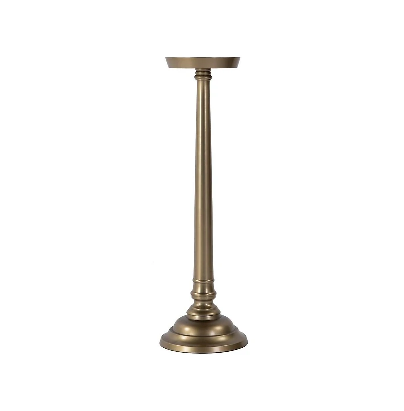Butler Specialty Tilly All Metal Pedestal Base End Table