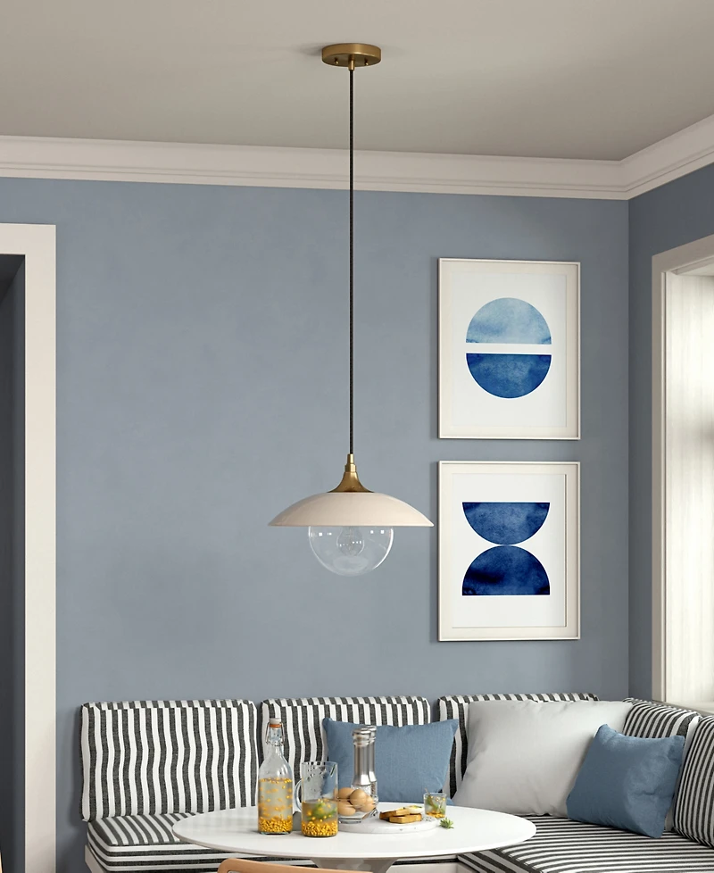 Hudson & Canal Alvia 14.5" Wide Metal Pendant