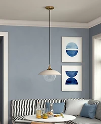 Hudson & Canal Alvia 14.5" Wide Metal Pendant