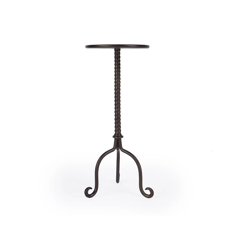 Butler Specialty Alma Metal Pedestal Side Table