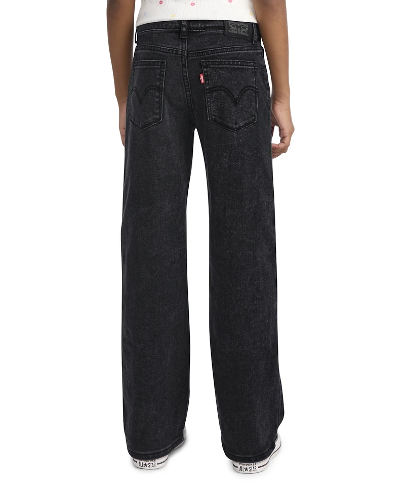 Levi's Big Girls Vintage-Like Mid Rise Wide Leg Jeans