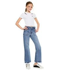 KanCan Big Girls Sherri High Rise Wide Flare Jeans