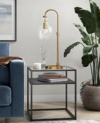 Hudson & Canal Verona 27" Metal Tall Arc Table Lamp