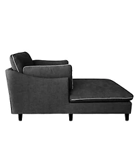 Streamdale Furniture Modern Chaise Lounge Sofa Bed with Pillows