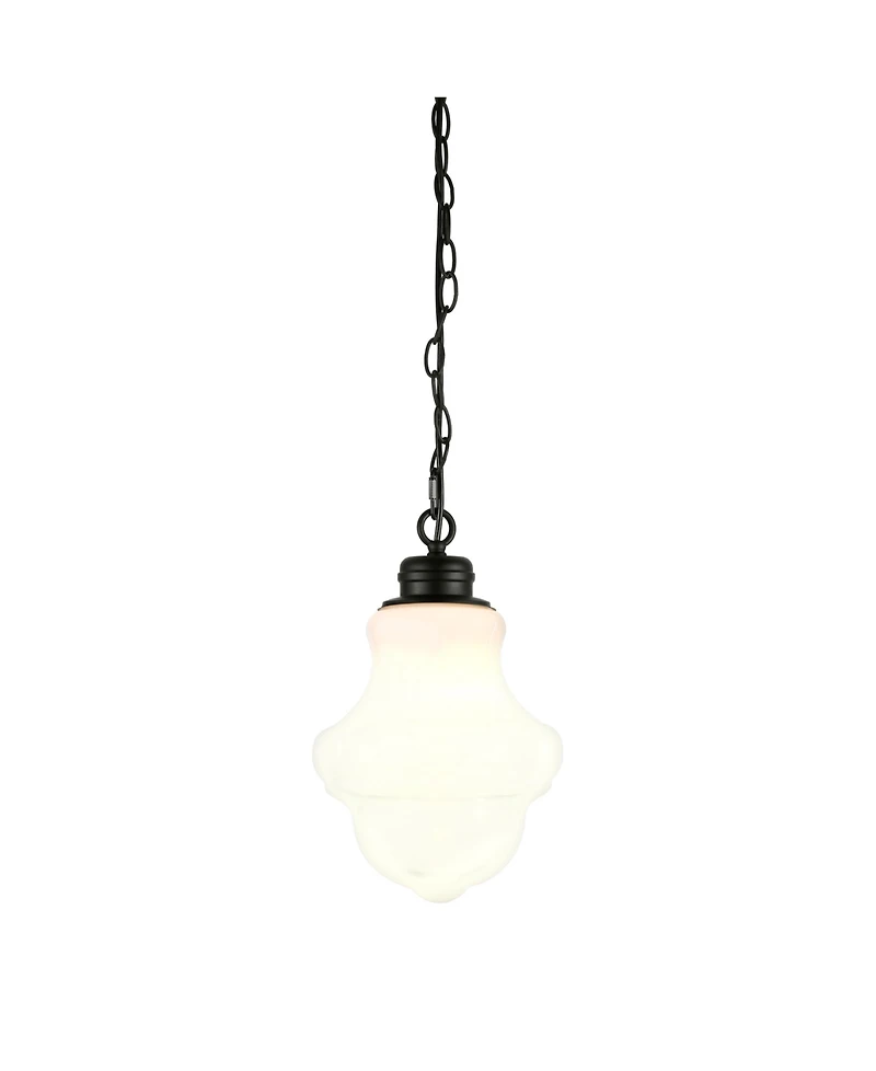 Hudson & Canal Annie 9" Wide Metal Pendant