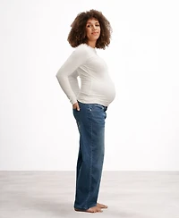Nom Maternity Slouch Under the Belly Denim